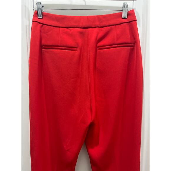 Rag & Bone Red Straight Leg Trousers Sz 4 - Picture 6 of 11